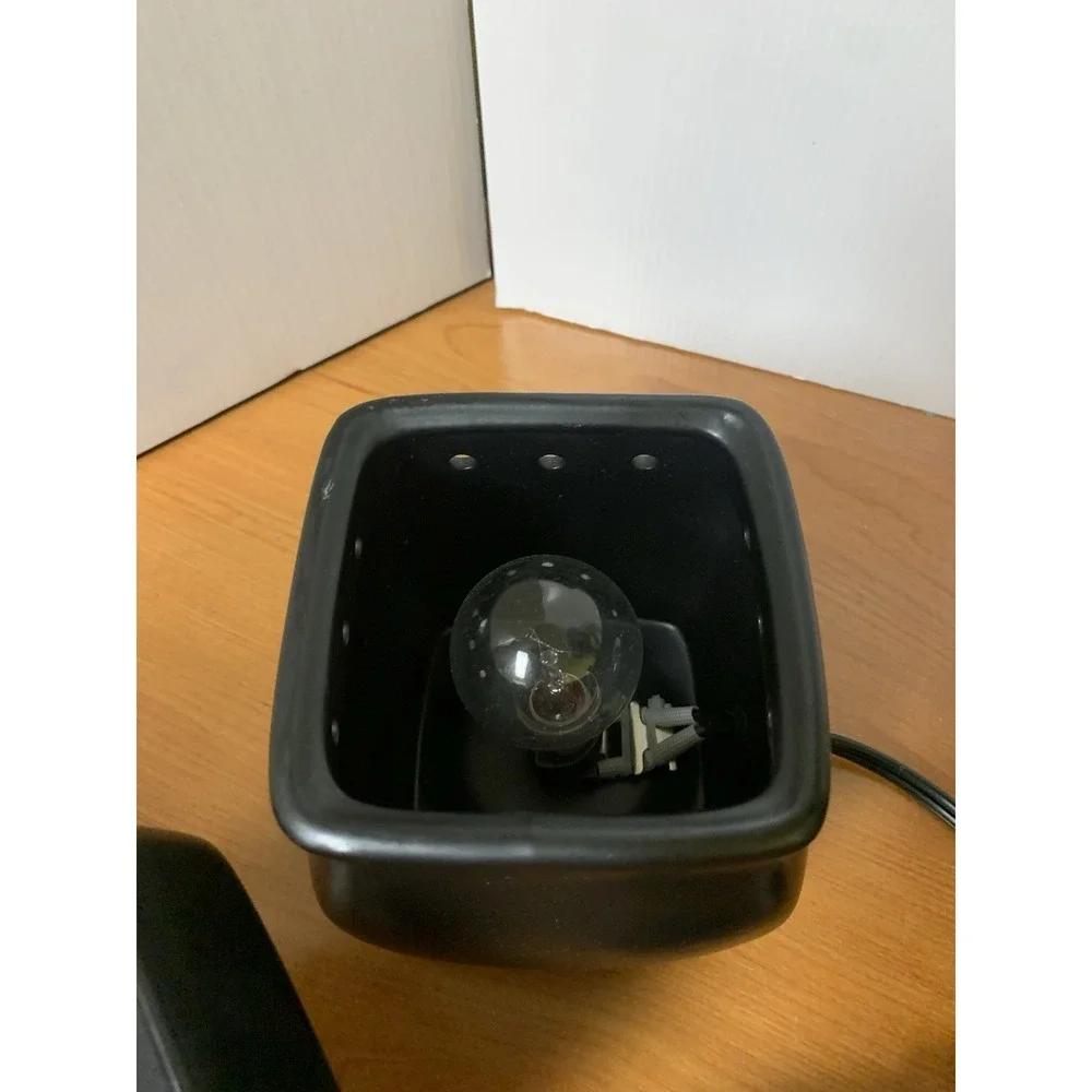 Scentsy Classic Satin Black Warmer Electric Ceramic Home Fragrance Diffuser